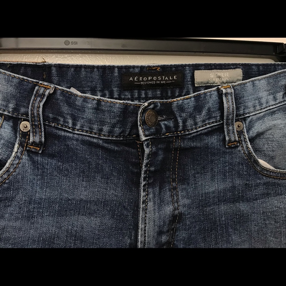 Aeropostale Faded Men’s Super Skinny Jeans - Picture 3 of 5